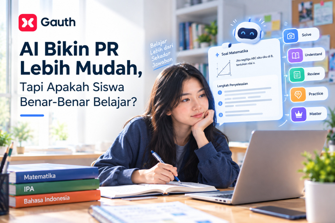 AI Bikin PR Lebih Mudah, Tapi Apakah Siswa Benar-Benar Belajar
