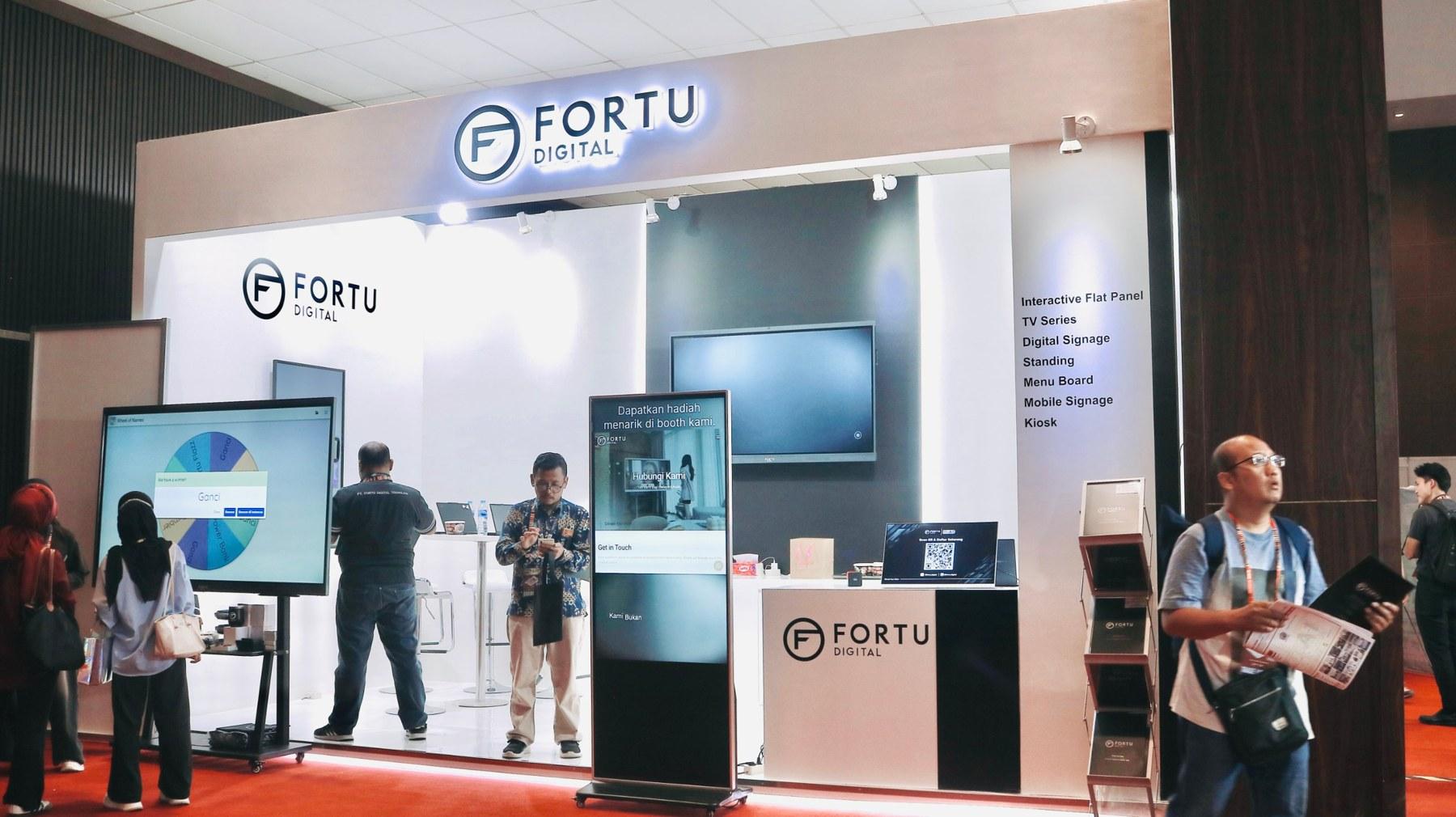 Fortu Digital Bawa Teknologi Digital Signage, IFP dan Videotron ke ALLPRINT 2026